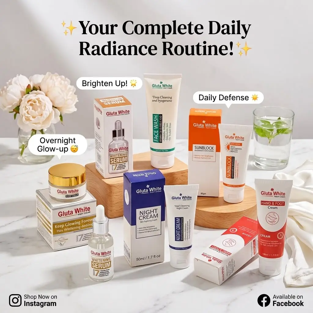 6 in 1 Gluta Whitening Bundle
