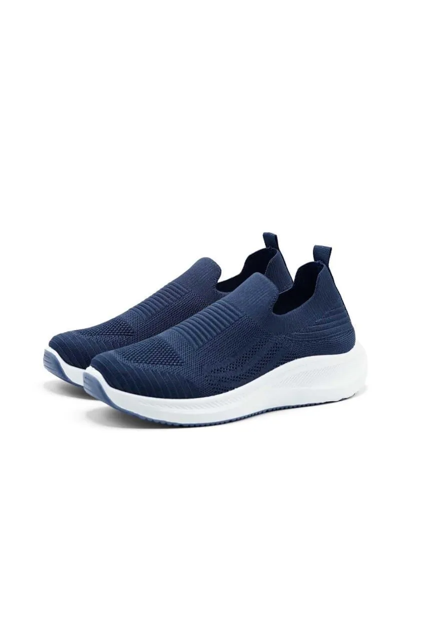 Men's Blue Slip-On Walking Sneakers Size 40-45